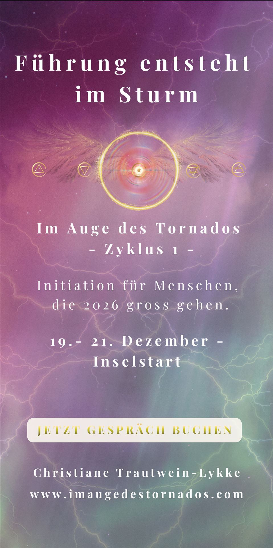 Inserat - Im Auge des Tornados