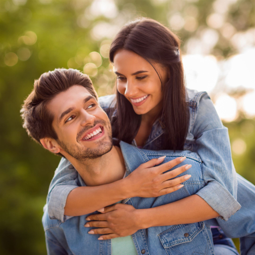 Glückliches Pärchen