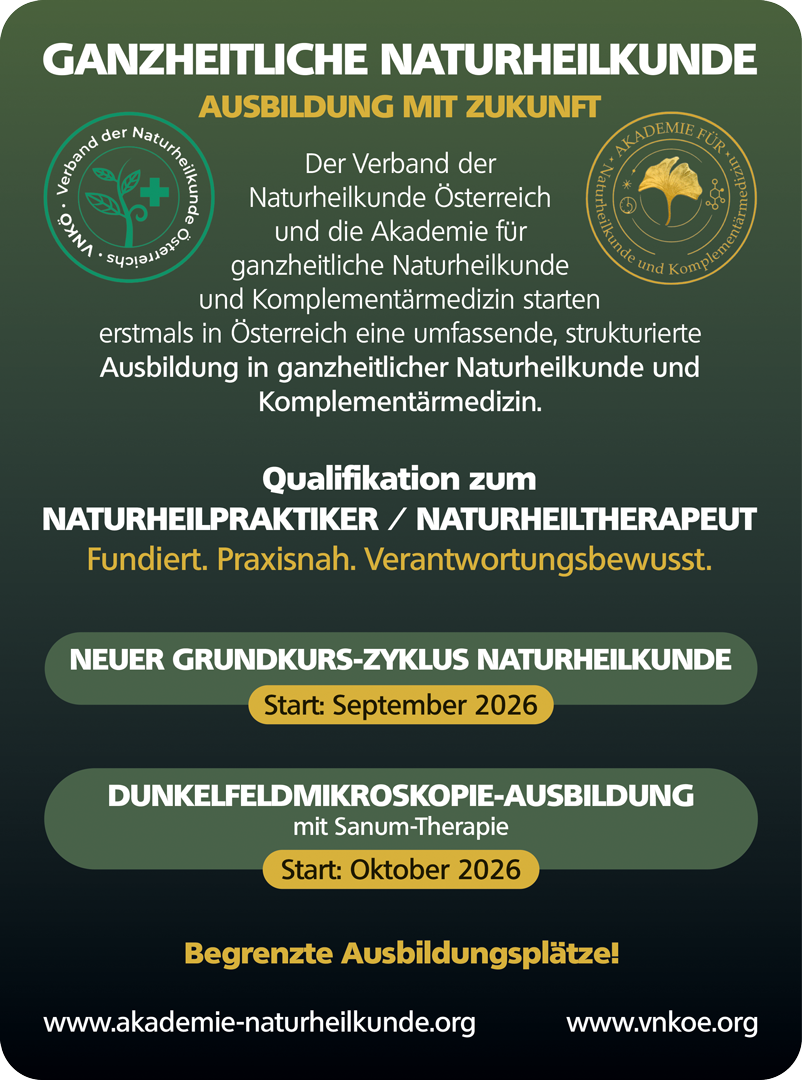 Inserat - Akademie Naturheilkunde