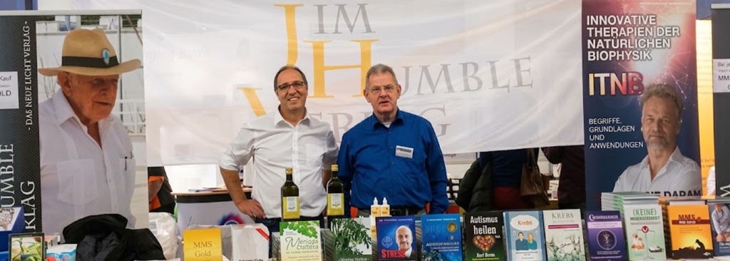 Leo Koehof und Hub Hawinkels auf einer Messe.
